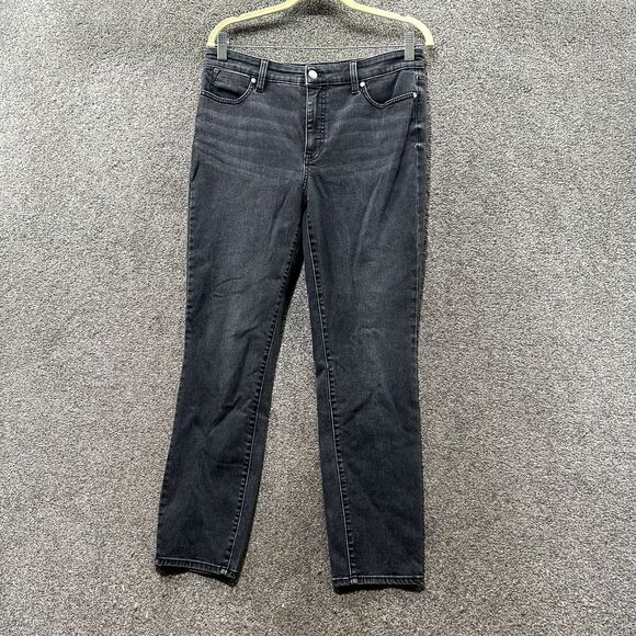 Talbots Denim - Talbots Jeans Women 8 Blue‎ Denim Slim Ankle Mid Rise Dark Wash 5 Pocket Casual